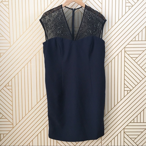 David's Bridal Dresses & Skirts - David’s bridal Mesh Short Bridesmaid Dress beaded